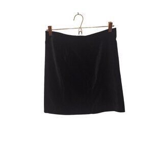 DKNYC Black Velvet Mini Skirt Size 4